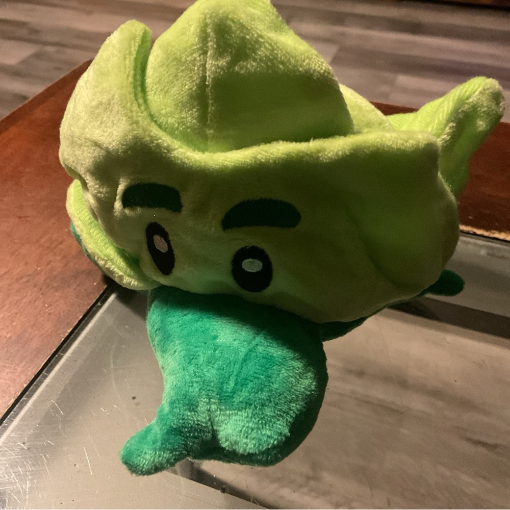 Plants Vs Zombies Cabbage Pult Figure Plush Toy Soft Stuffed Toy